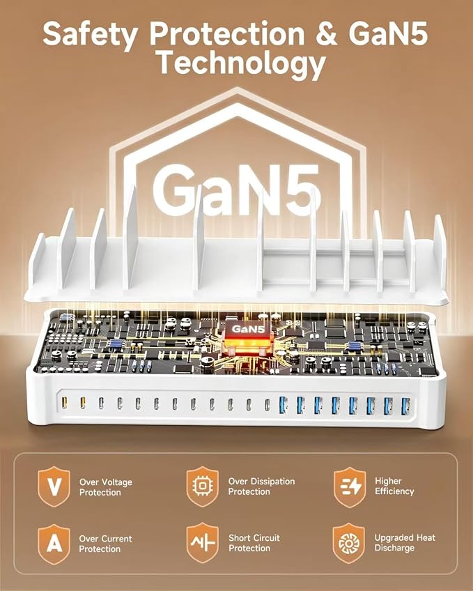 20-Port 600W Charging Station for Multiple Devices - Image 6