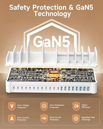 20-Port 600W Charging Station for Multiple Devices - Image 6
