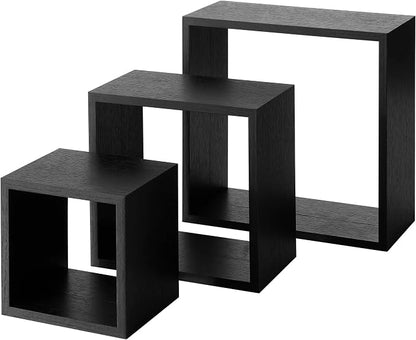 Modern Wood Cube Shelf Set, Office | Perfect - Image 4