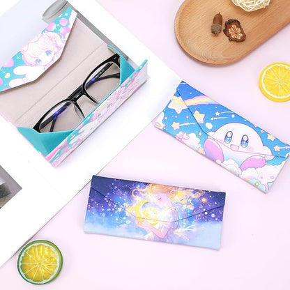 Foldable Glasses Case, Magnetic PU Leahter Sunglasses Case, Cute Hard Shell - Image 7