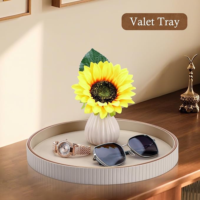 GORESE 12" Round Decorative Tray - Image 3