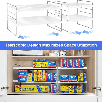 Cirhy Pantry Organizers and Storage, 3 Tiers Expandable Foil and Plastic Wrap - Image 4