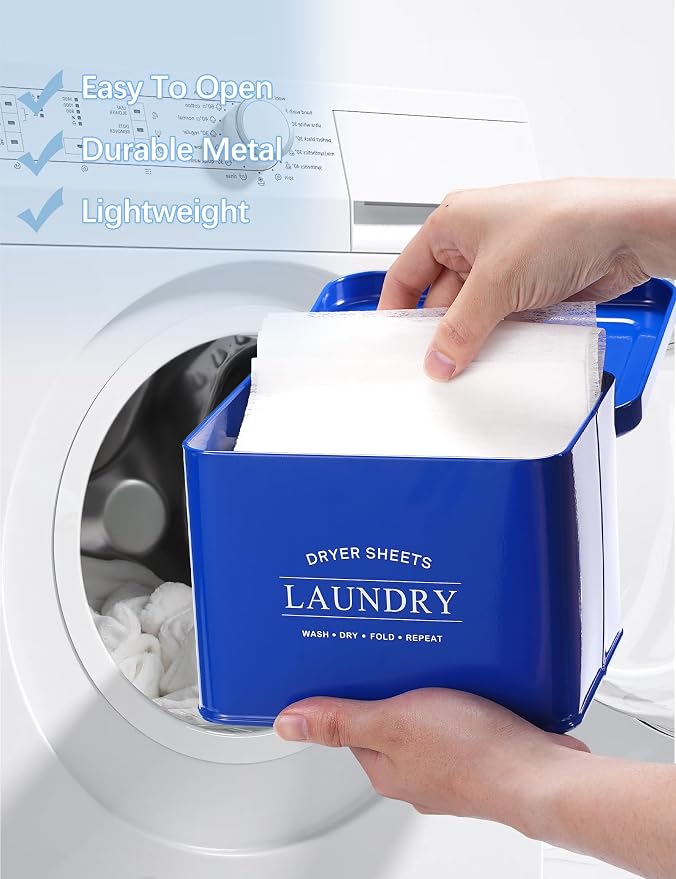 Dryer Sheet Holder with Hinged Lid - Image 5