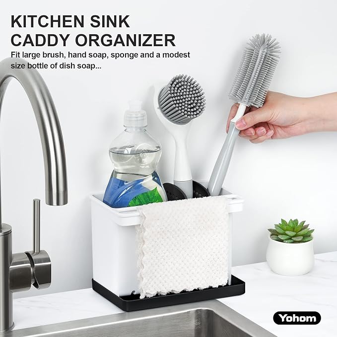 YOHOM Kitchen Sponge Brush Holder - Image 3