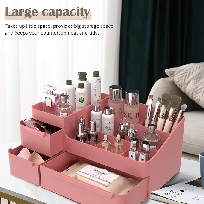 Makeup Organizer with Drawers, Countertop Organizer - Image 3