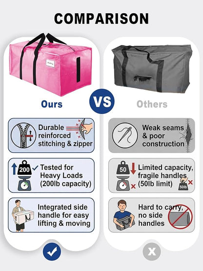 HOMESURE Supports 200lbs Heavy Duty Moving Bags - Image 3