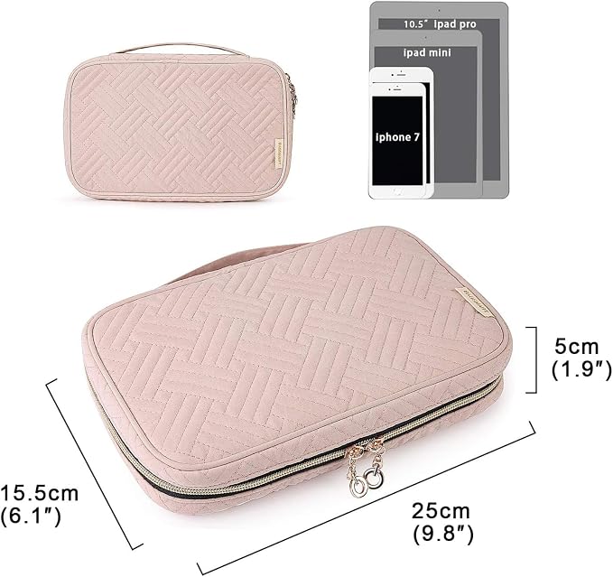 BAGSMART Jewelry Organizer Case Large Travel Jewelry Storage Bag - Image 6