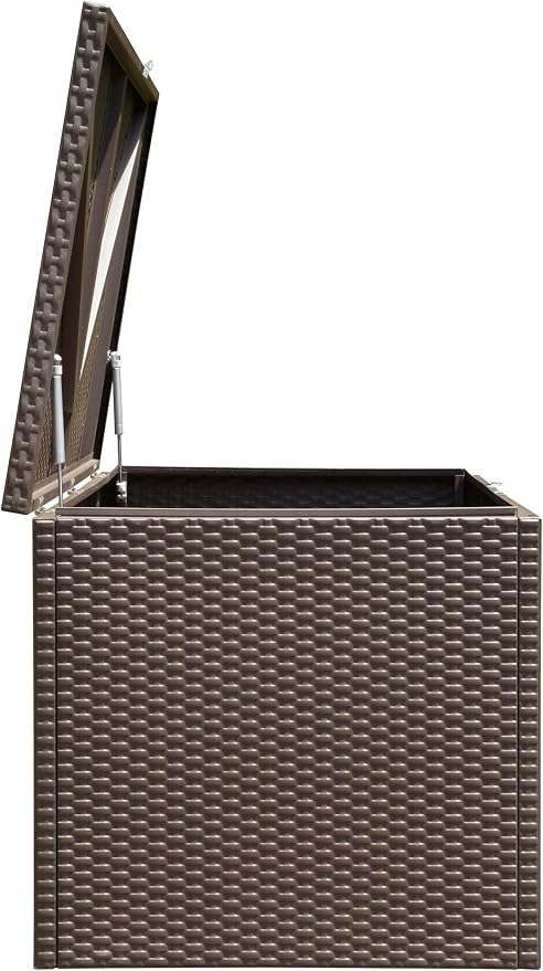Arrow 4' x 2' x 2' Spacemaker Espresso 134 Gallon Hot-Dipped Galvanized Steel - Image 17