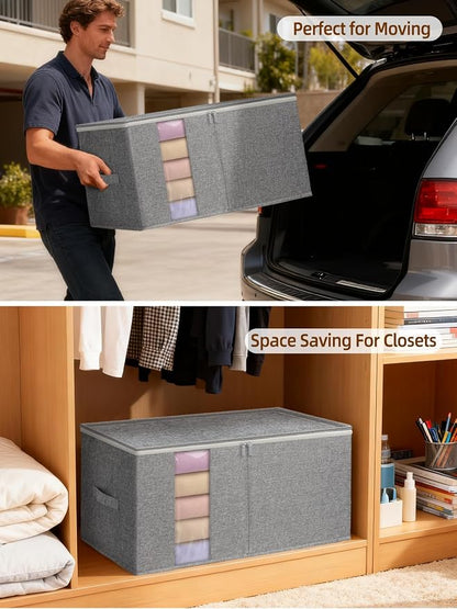 90L King Size Comforter Storage Bags - Image 8