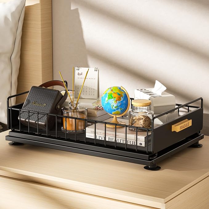Under Sink Organizer, 2 Packs Under Sink Organizers and Storage, Slide Out Pull - Image 6