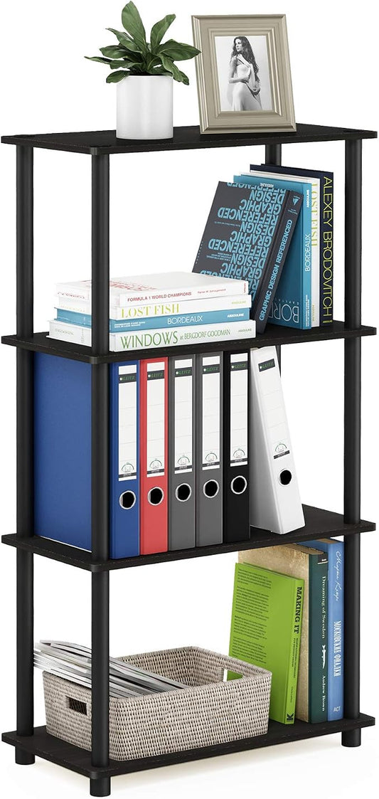 Furinno Turn-N-Tube 4-Tier Multipurpose Shelf Display Rack by Furinno-FitsYourSpaceFitsYourBudget