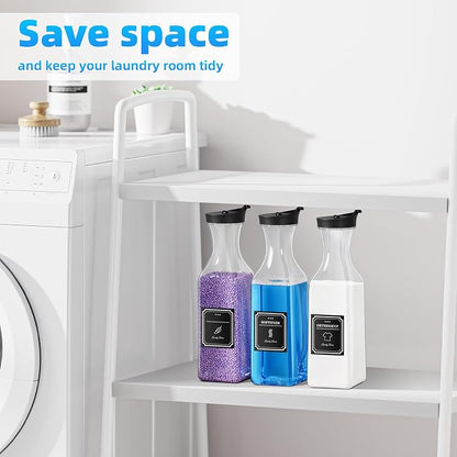 Laundry Detergent Dispenser, 54oz Fabric Softener Dispenser, Plastic Liquid - Image 5