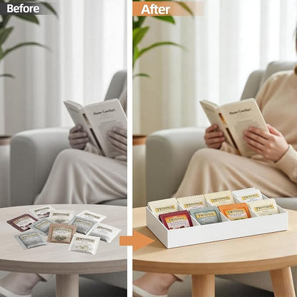 Tea Bag Organizer with 8 Slots, Tea Holder Organizer - Image 5