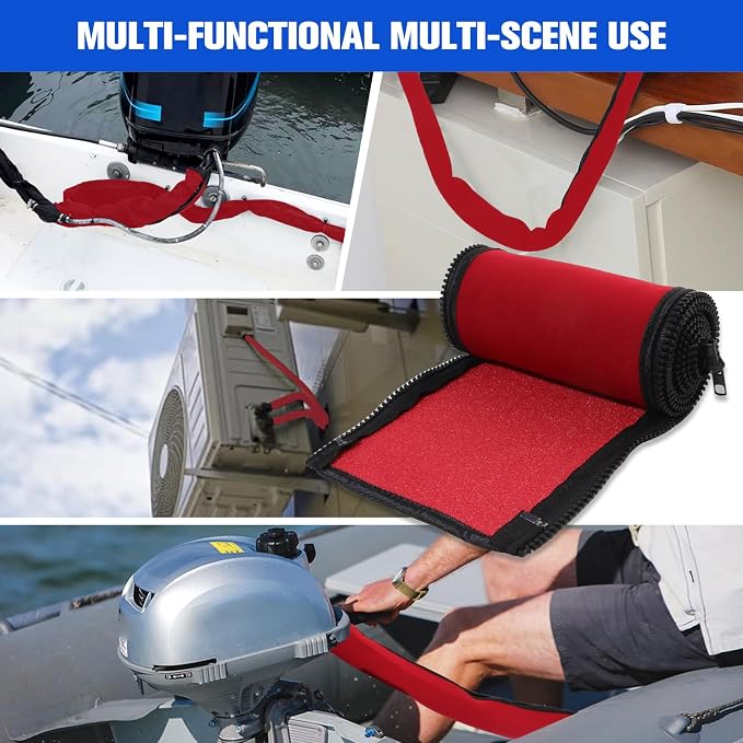 48inch Neoprene Trolling Motor Cable Sleeve 2'' Dia Cable Organizer | Protect & - Image 8