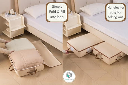 Under Bed Storage Bags 2 Pack - Image 3
