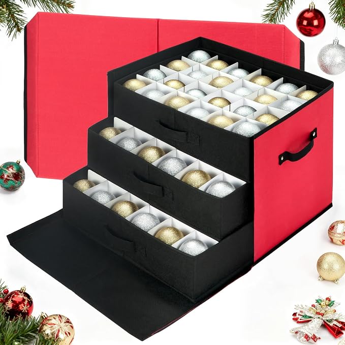 inin Christmas Ornament Storage Box by Unknown