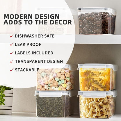 8 Pack Airtight Food Storage Containers - Image 5