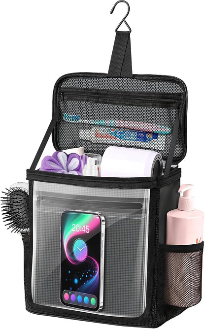 Hanging Shower Caddy Portable, Travel Toiletry Bag by Kebrela