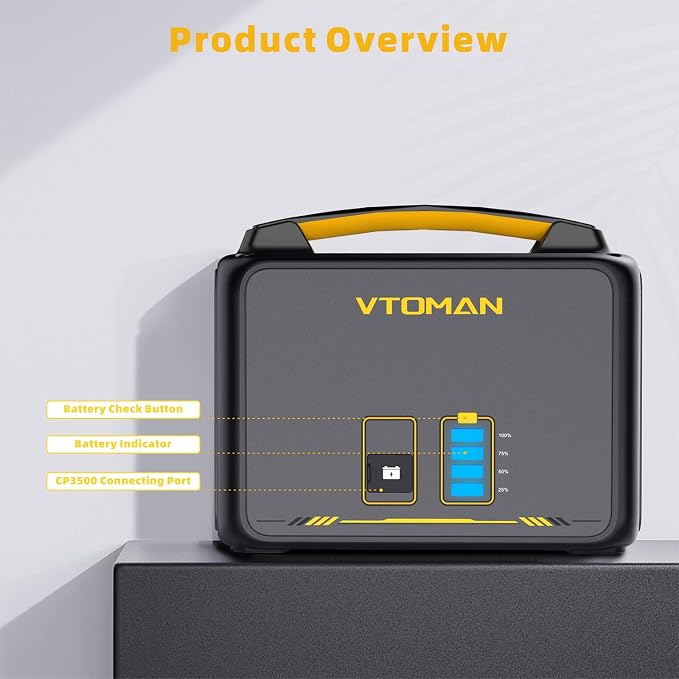 VTOMAN 939Wh Portable Power Station Bundle - Image 8