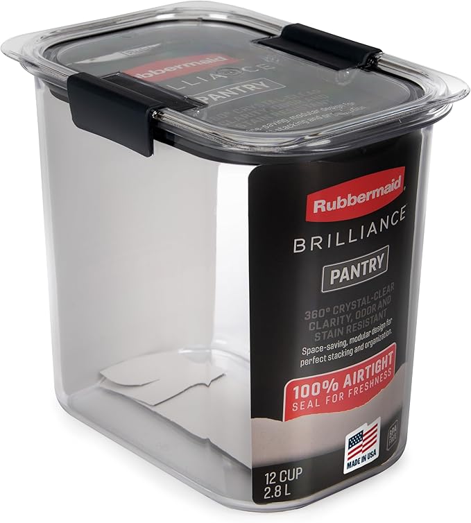 Rubbermaid Brilliance 12-Cup Airtight Food Storage Container by Unknown