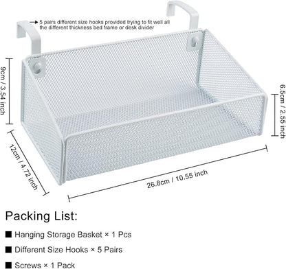 Bedside Shelf for Bed & Bunk Bed Storage Basket Office Cubical Wall Hanging - Image 2