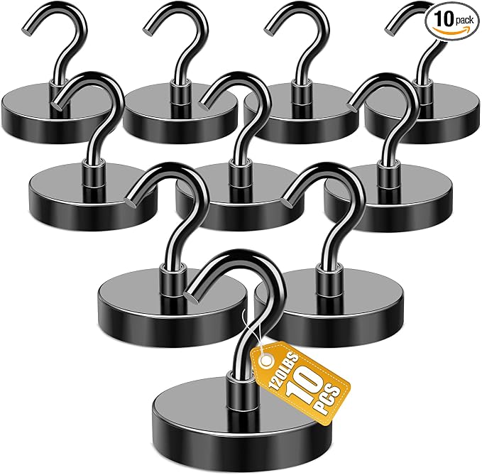 E BAVITE Magnetic Hooks, 120 LB Heavy Duty Magnet by EBAVITE