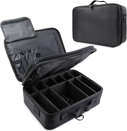 Travel Makeup Bag Makeup Cosmetic Train Case Organizer Portable Storage Bag by SLUMAZI