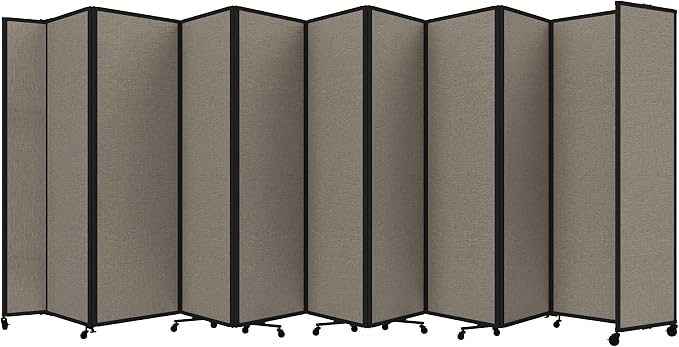 Versare Room Divider 360 Portable Wall Partition | Folding Panels | Large by VERSARE