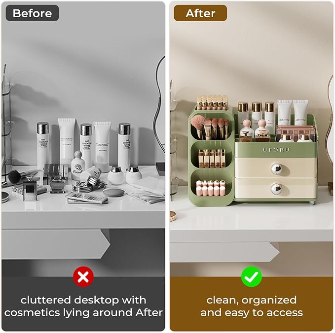 UFORU Makeup Organizer Countertop - Image 7