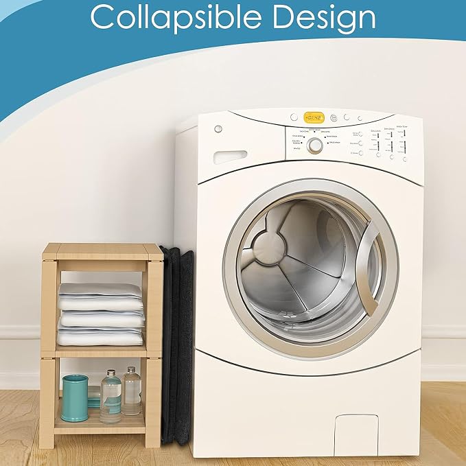 SNIGJAT Extra Large Laundry Hamper, 100 L Tall Laundry Basket - Image 4