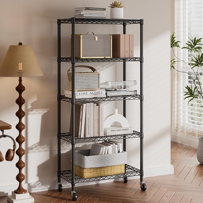 SINGAYE 5 Shelf Adjustable Heavy Duty Storage Shelving Unit - Image 7