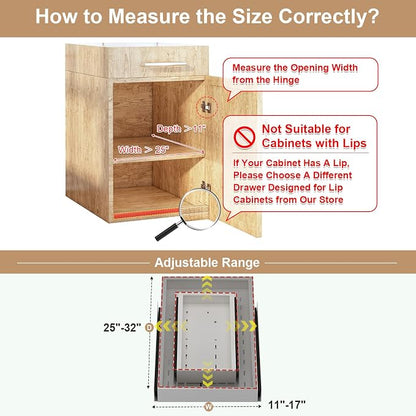 Pull out Cabinet Organizer, Width and Depth Expandable - Image 2