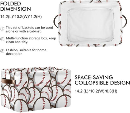 ZAZYXTJ Baseball Storage Basket - Image 2
