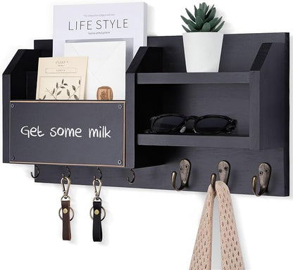 Lwenki Mail and Key Holder – Wall Mount Key Hanger by Lwenki