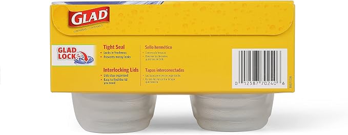 Glad GladWare Mini Round Food Storage Containers - Image 5