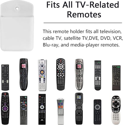 4 Pcs Remote Control Holde Wall Mount, TV Controller Holder, Self Adhesive - Image 7