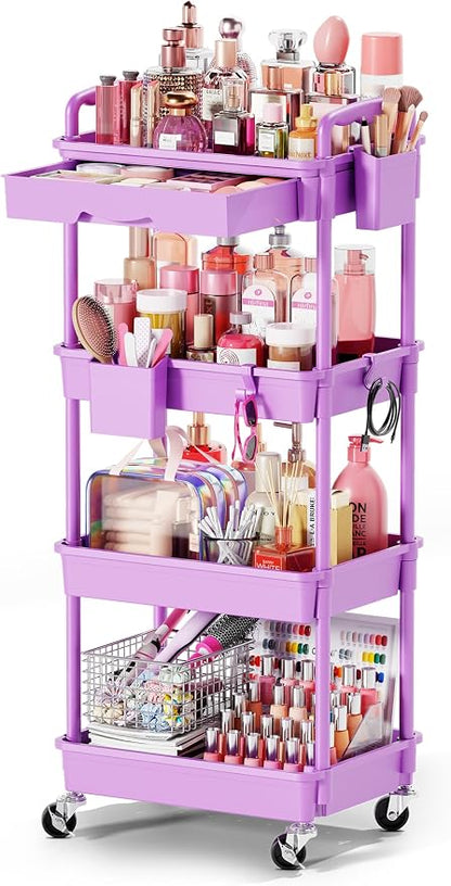 Goovilla Rolling Makeup Organizer Cart by Goovilla