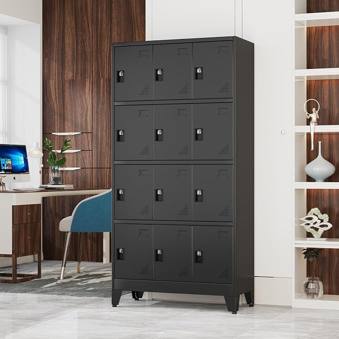 Metal Lockers for Employees-12 Doors Storage Locker - Image 8
