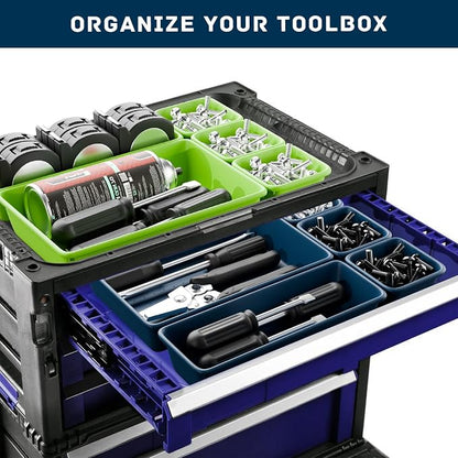 47pcs Tool Box Organizer, Tool Drawer Organizer Trays - Image 6