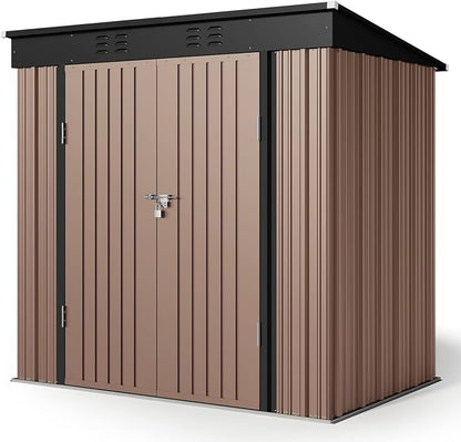 Gizoon 6' x 4' Outdoor Storage Shed - Image 9