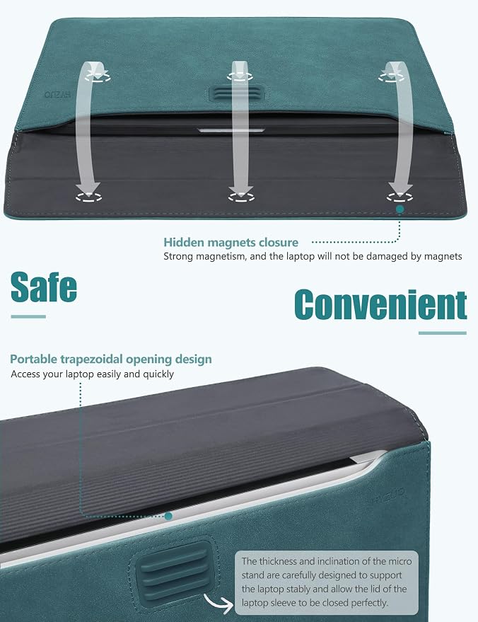 HYZUO 13.3-14 Inch Laptop Sleeve Case Bag - Image 4
