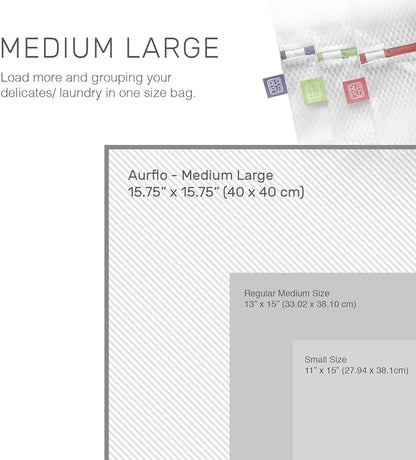 Mesh Laundry Bags for Delicates – 3 Medium Durable Net - Image 3