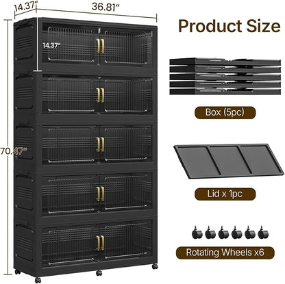 350Gal Extra Large Stackable Storage Bins - Image 2