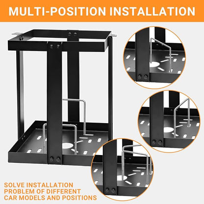 Gas Can Holder for Trailer, Heavy Duty Tall Fuel Can Rack - Image 4