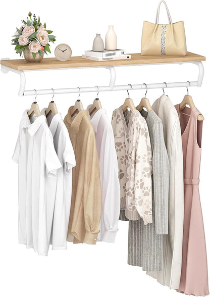 CHOEZON Wall Mounted Clothes Rack, Metal Garment Rack by Choezon