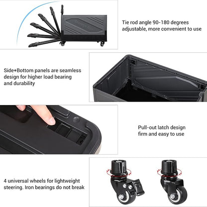 XCBYT Storage Bins with Wheels - Image 4