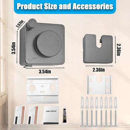 Retractable Clothesline Indoor & Outdoor, 16.2 Feet Stainless Steel Washing Line - Image 2