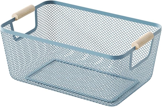 AJIODA Metal Mesh Steel Basket, Small Wire Storage Organizer Baskets by AJIODA
