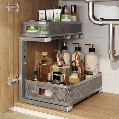 1 Pack 15.7IN-Depth Under Sink Organizer by UnderSinkOrganizer