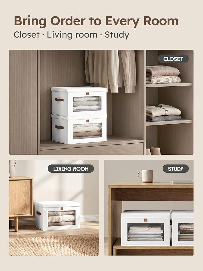 Homsorout Medium Fabric Storage Bins - Image 7